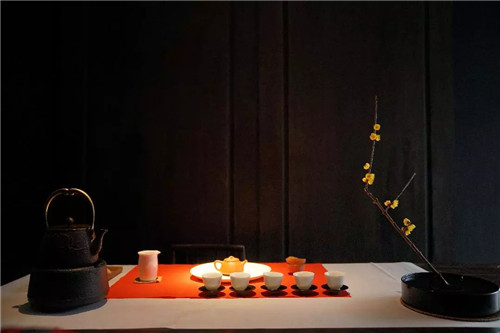 茶席中的花艺